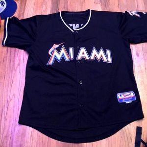 Size 48 Giancarlo Stanton Miami marlins jersey